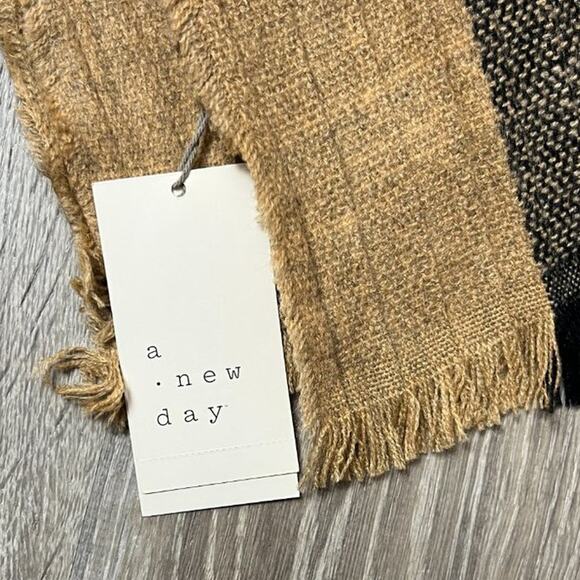 A New Day Women's Striped Maple Oblong Scarf - Picture 2 of 3